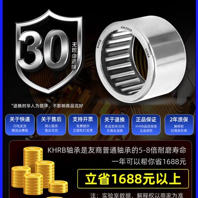 热销哈尔滨密封冲压滚针轴承Hk1614 172518G 202918 Rs 2216-2Rs