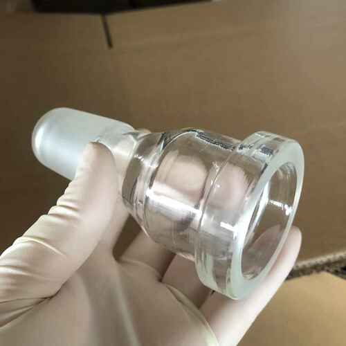 热销旋转蒸发仪配件转接头玻璃法兰接口50 49 R带螺纹可配亚荣可