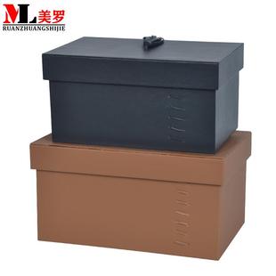 饰品摆件盒 新款 软装 样板房绑带款 收纳盒储物箱样品房展厅衣帽间装