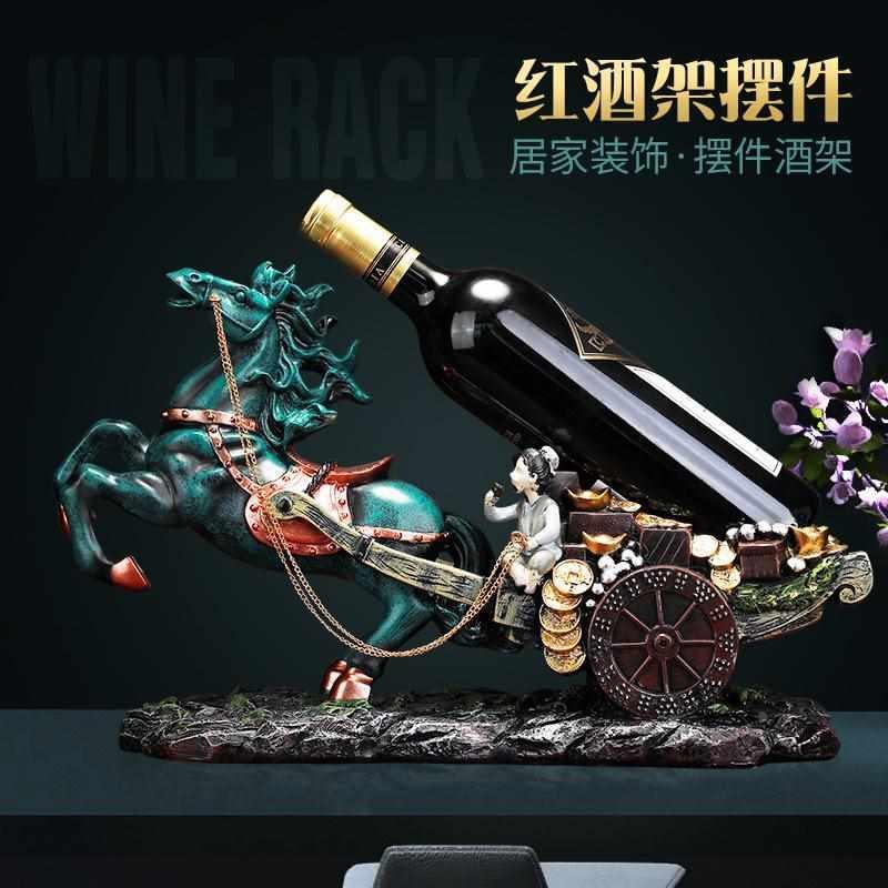 摆件红酒架酒柜装饰品客厅创意现代轻奢家居家用酒高档葡萄欧式柜