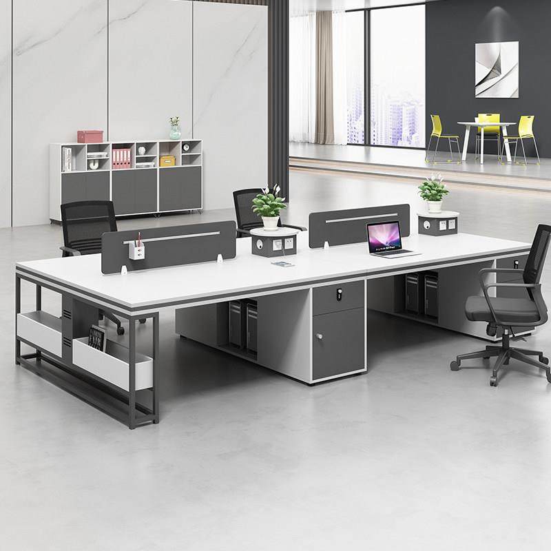 办公职员桌椅组合简约现代四4六6双人位办公室屏风卡座工位财务桌,商业/办公家具,组合/屏风工作位,淘宝优惠券,粉丝福利购,淘宝优惠卷