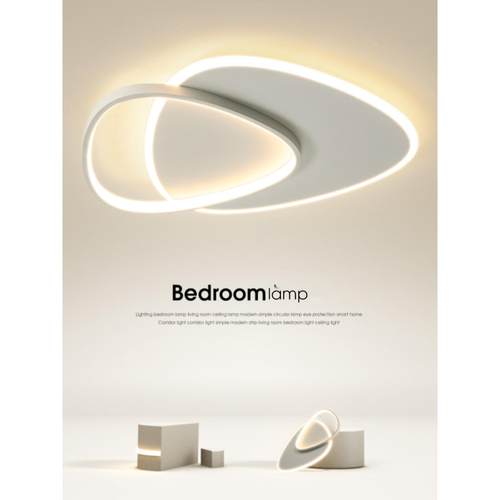 led吸顶灯客厅卧室灯现代简约大气主卧超薄圆方形北欧儿童房灯具