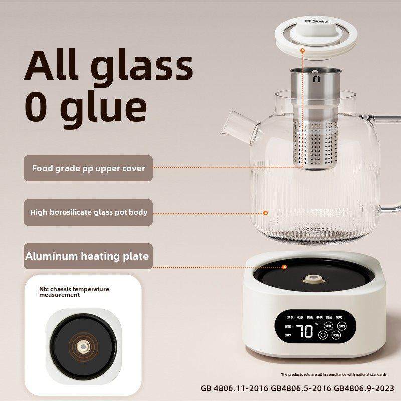 皇家之星全玻璃水壶，单人办公室泡茶机，炖多功能家用健康电水壶,厨房电器,养生壶/煎药壶/养生杯,淘宝优惠券,粉丝福利购,淘宝优惠卷