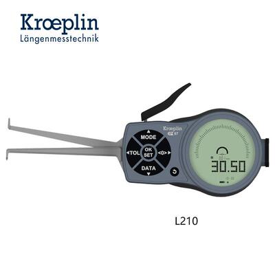 KROEPLIN数显内径测量卡规电子内卡规L210