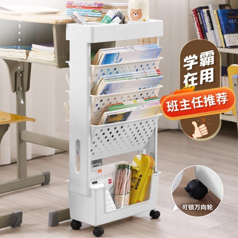 教室课桌边书立收纳置物侧边架书报架学生桌面整理神器可移陈之堔