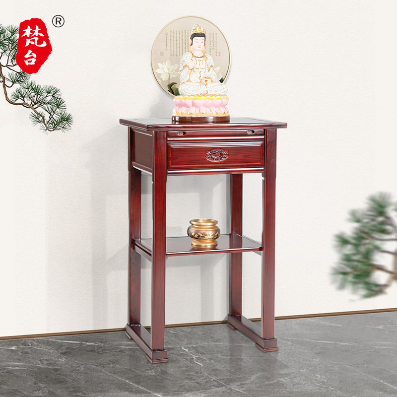 厂家直供梵台香案桌供桌条案佛台家用实木佛桌神台简约桌香台图片