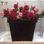 法式 插花桶大号中号小号养花筒蓄水桶简约花店用品鲜花桶