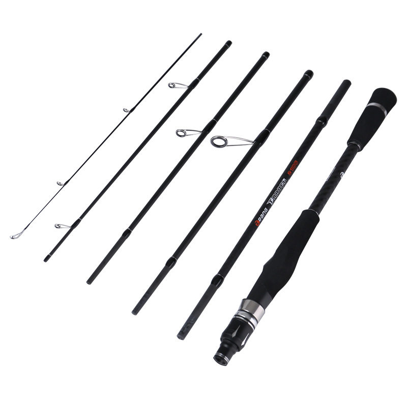 6节超短2.18米ML调性超轻高碳直柄便携路亚竿旅行竿出口订单