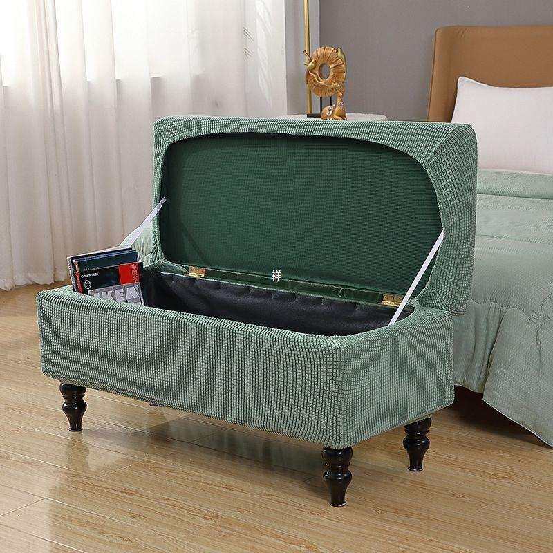 全包套弹力卧室翻盖床尾凳沙发套凳子套子罩凳套储物箱长套罩其它