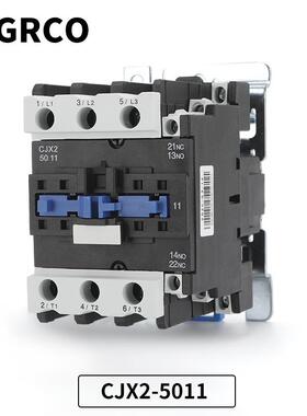 交流接触器CJX2-5011低压接触器50A220V380V110V48V36V24V
