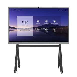 触虹会议一体机65寸75寸86寸98寸教学推拉黑板移动支架商用屏触控