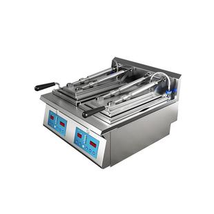 出口全自动单双头煎包机煎日式锅贴饺子机热单机生双头煎饺机