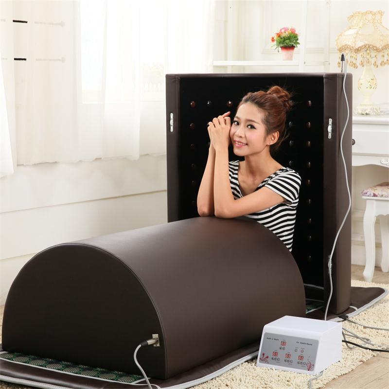 家用单人全身躺式太空舱满月发汗桑拿浴箱汗蒸舱环绕加热