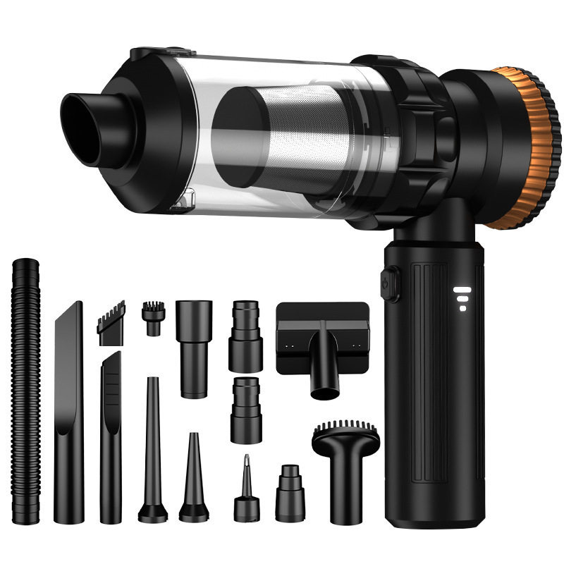 跨境新款车载吸尘器车家两用大吸力便携式充电手持无线无刷批发