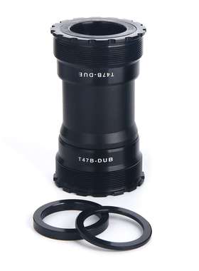 VIADUCT山地公路自行车T47螺纹DUB中轴外径47mm内径28.99mm配件