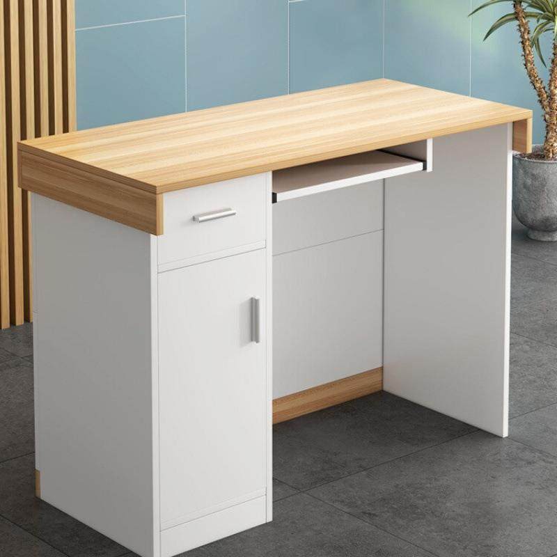 #收银台小型网红前台桌接待台服装店奶茶店吧台转角柜轻奢简包邮