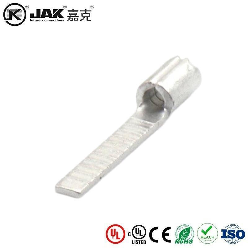 DBN1.25-14片形裸端子冷压片型接线端子紫铜插片型1-14插针KST