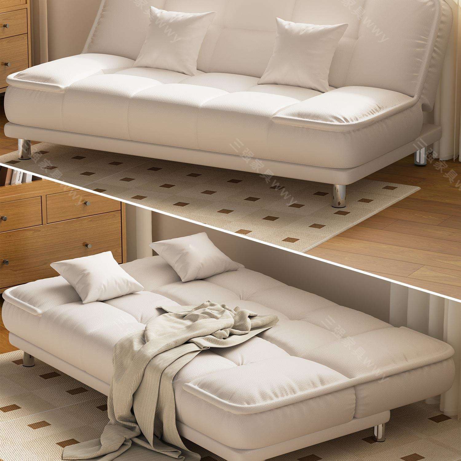 客厅沙发床折叠两用2025新款小户型单人折叠床阳台一体榻榻米躺椅