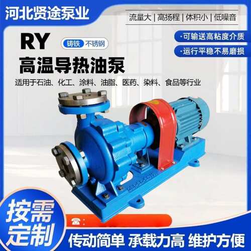 RY高温导热油离心泵RY导热油泵小功率热油循环泵热油热油循环专用