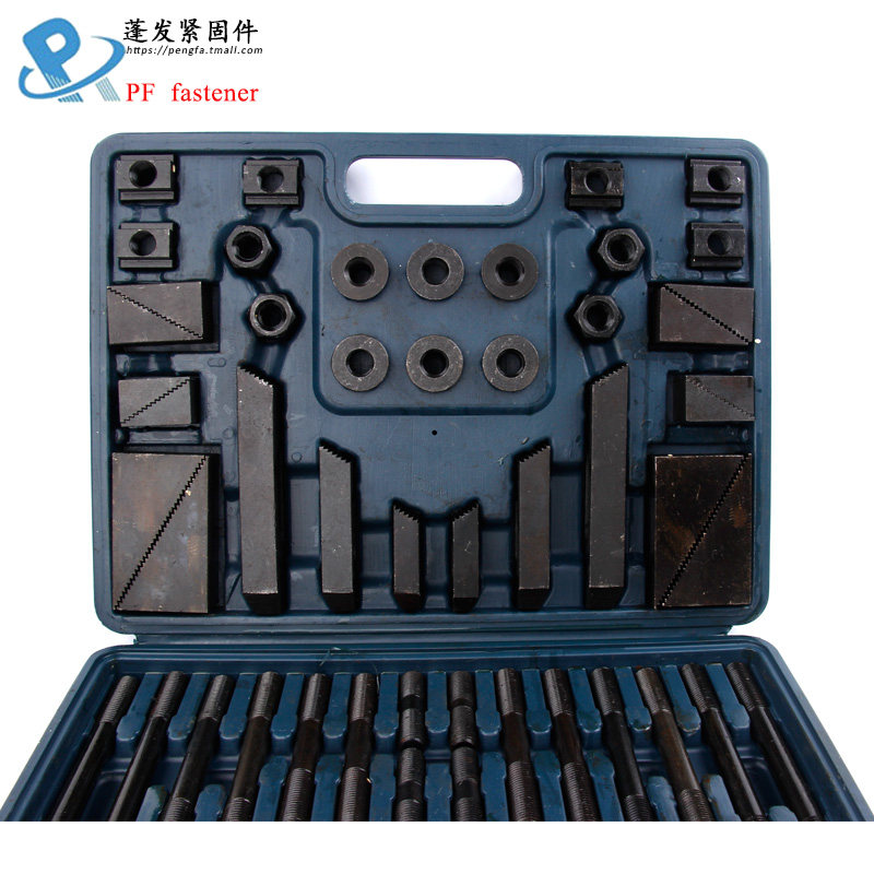 黑色直齿型移动压板DB21 铣床模具热处理 K加硬三角型组合垫块DB2