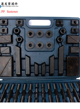 黑色直齿型移动压板DB21 铣床模具热处理 K加硬三角型组合垫块DB2