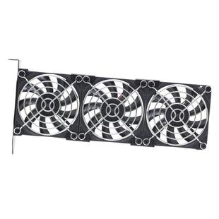 超薄型通用台式机电脑超静音显卡散热器伴侣机箱PCI显卡风扇8 9CM