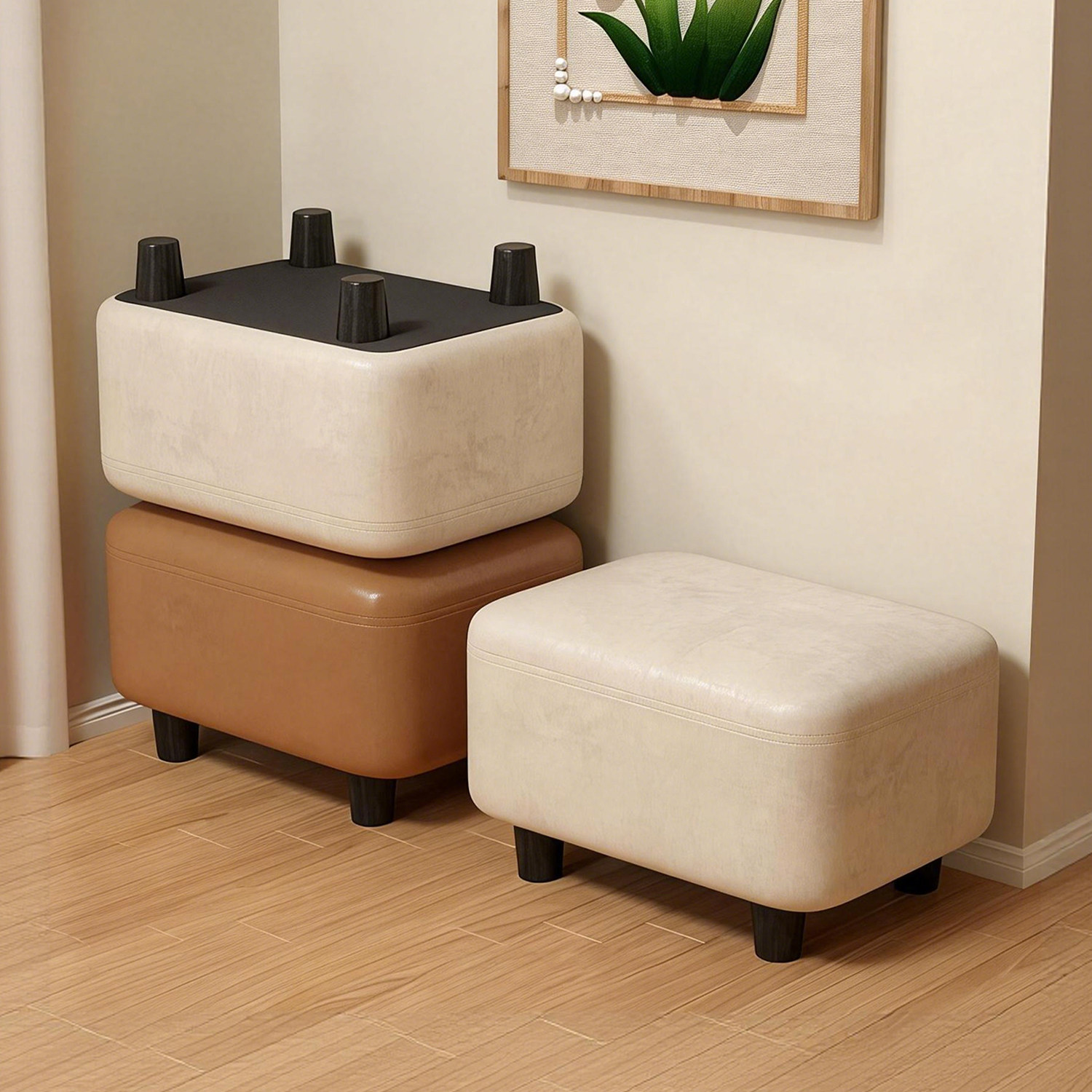 小板凳子家用矮凳门口换鞋凳客厅坐墩茶几沙发凳儿童软包板凳墩子,住宅家具,矮凳,淘宝优惠券,粉丝福利购,淘宝优惠卷