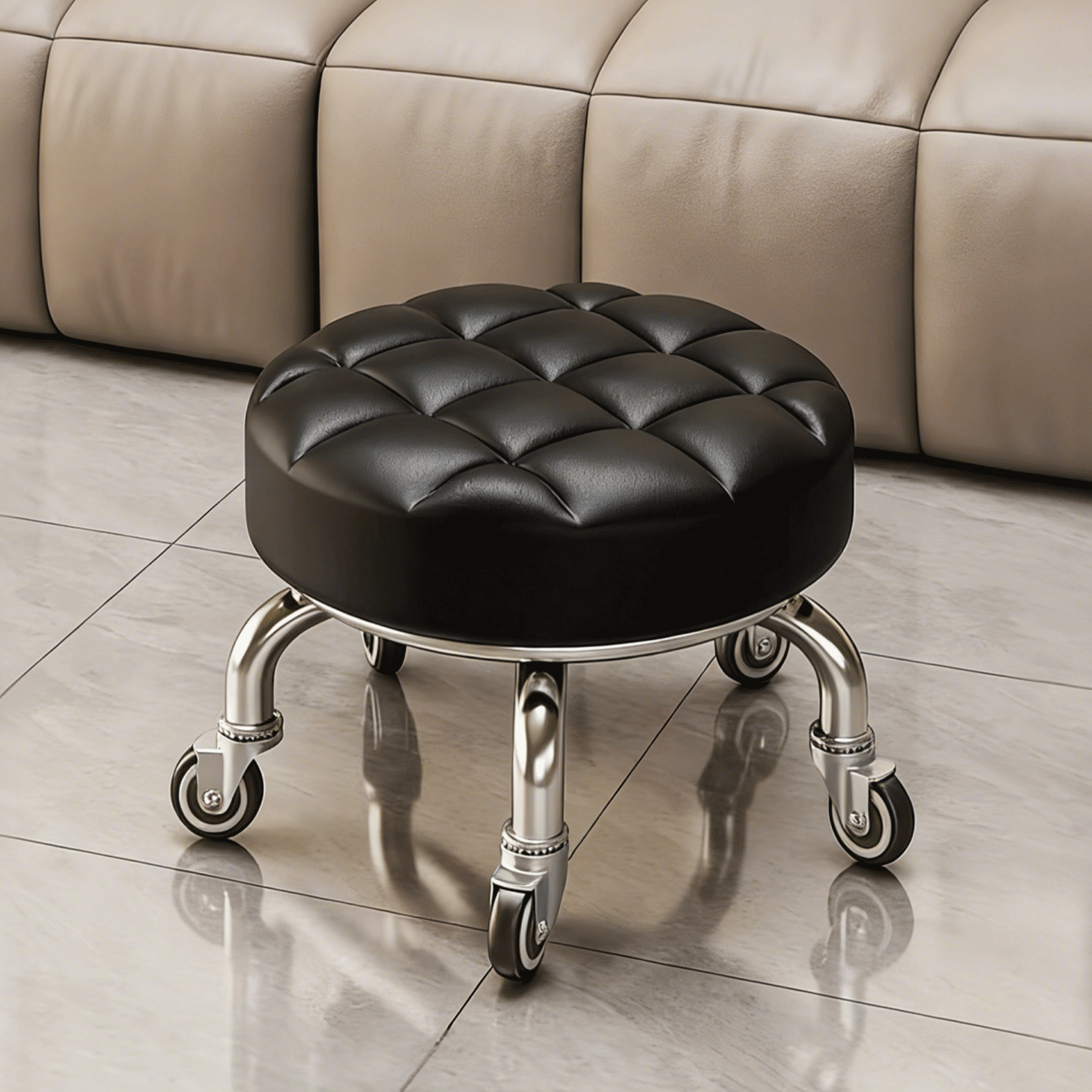 万向轮小凳子滑轮移动凳子家用带轮矮凳小板凳换鞋凳带娃客厅,住宅家具,万向轮凳,淘宝优惠券,粉丝福利购,淘宝优惠卷