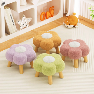 小凳子家用矮凳客厅茶几2025新款可拆洗软包沙发凳儿童矮脚换鞋凳