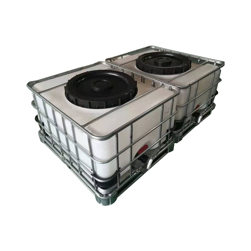 华社大口吨桶半吨ibc集装桶500升卧式水箱化工包装桶框架桶塑料
