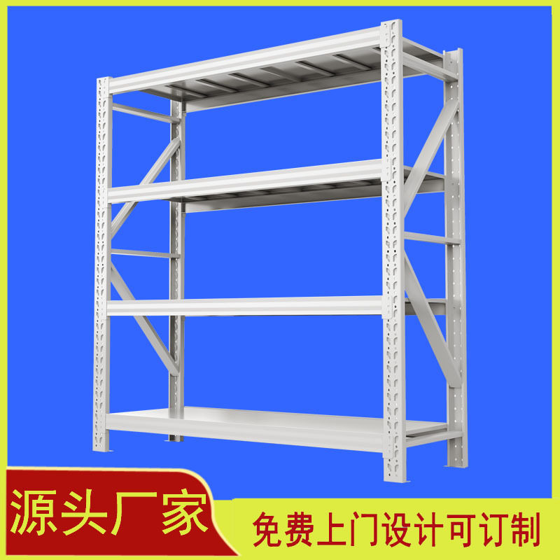 轻型货架多层置物架家用收纳架花架展示架可拆装超市酒货架横梁式