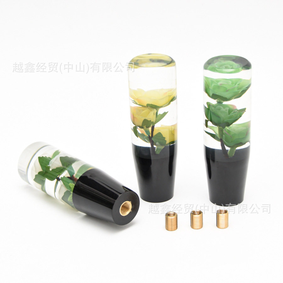 适用马自达 翼神 改装水晶排挡头七色花透明排挡头手动波棍头