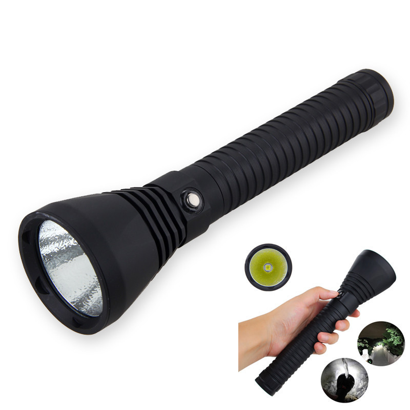 XHP70二代全新潜水手电筒水陆两用户外LED充电探照灯26650潜水灯