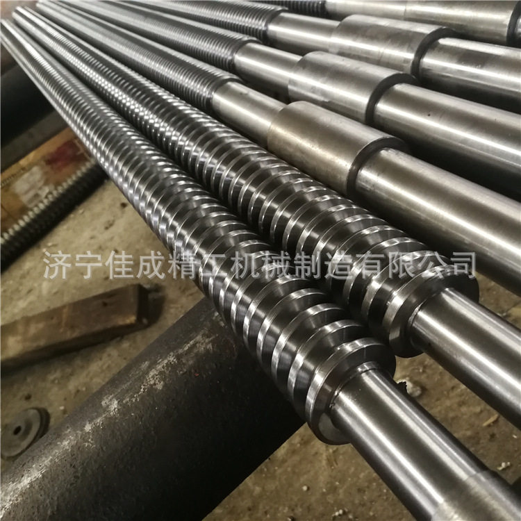 厂家直销直销机床丝杆加工梯形丝杠直径20至300mm大小螺距都可以