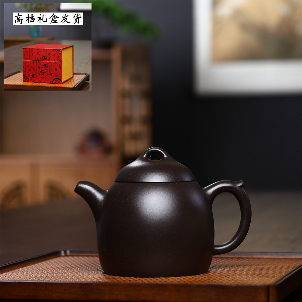 宜兴茶具一件直销正宗紫砂壶大容量精品石黄秦权壶手工泡茶壶