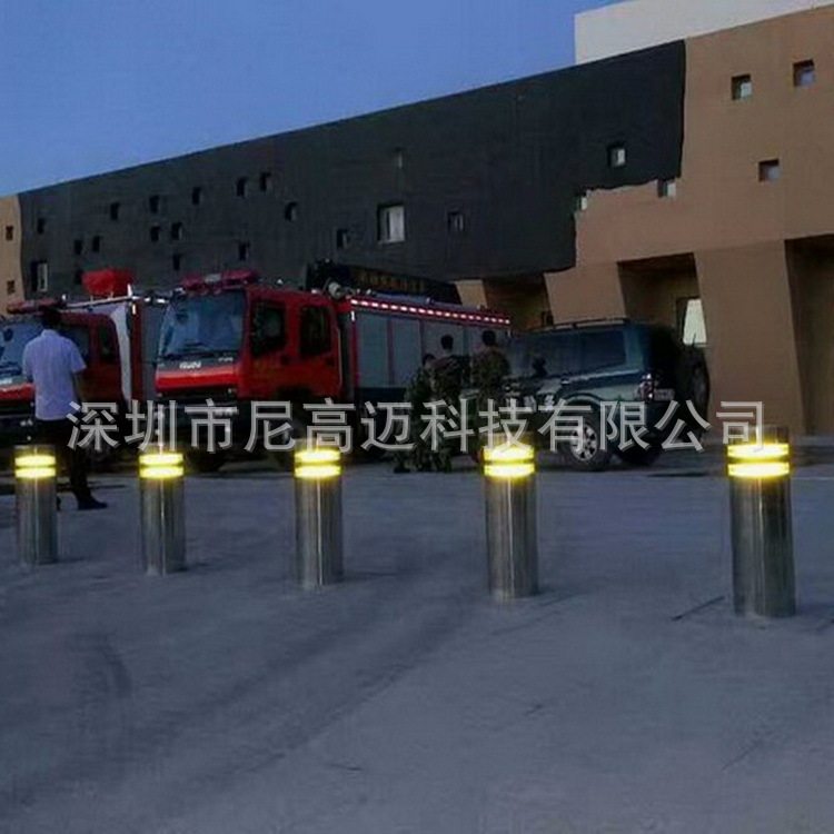 供应成品可升降车挡,物流中心车辆管理全自动伸缩柱,智能液压路桩
