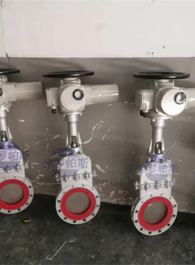 304不锈钢刀型闸阀DMZ973X -10P DN800电动暗板刀闸阀