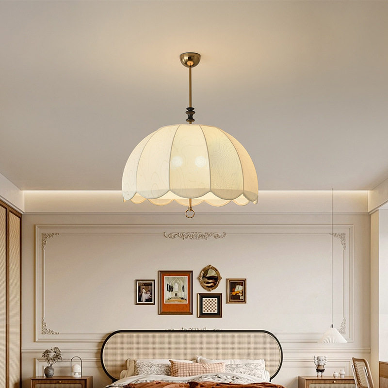 复古轻奢温馨台灯卧室法式美式新中式现代主卧边柜实木床头灯