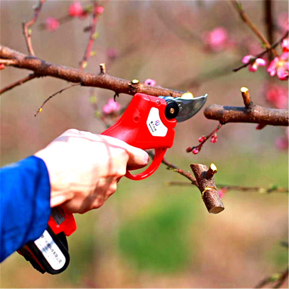 无线充电式电动修枝剪 电剪刀 锂电修枝剪果枝剪