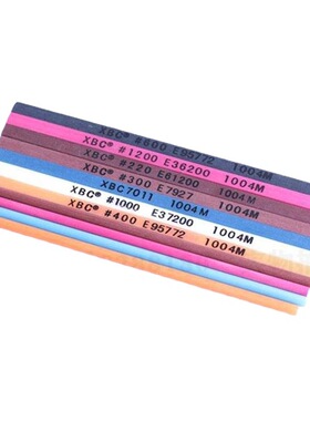 锐必克纤维油石XBC油石XEBEC油石1010扁形油石蓝色橙色咖啡色茶色