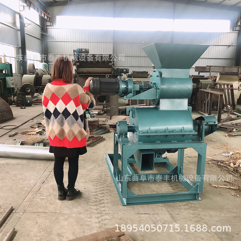 高湿酒糟蛋白桑烟叶粉碎机粘性药渣油渣细粉机餐厨垃圾粉碎机