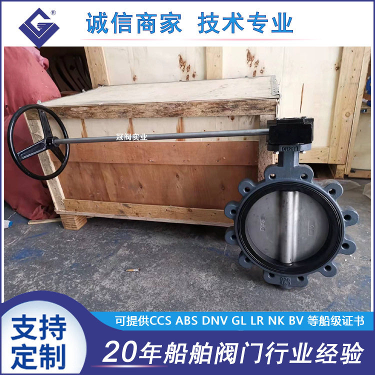 加长蜗轮杆凸耳式蝶阀 加长轴硬密封不锈钢蝶阀