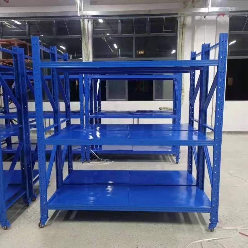 可移货架带轮库仓多动层型仓储重置物架带轮货12架展示架子厂家