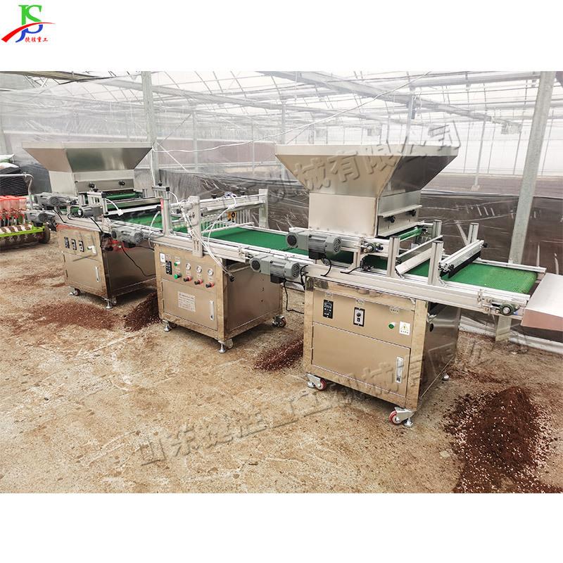 铺土压穴播种LJA覆一体机 全自漂动盘土育苗 番茄种子播机种设备
