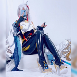 「有间」胶衣!申鹤cos胶衣申鹤cos服孤辰茕怀璃月原神申鹤乳胶衣