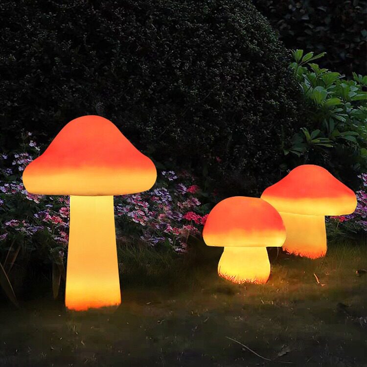 蘑菇灯户外庭院造景布置草坪灯院子装饰灯防水露台花园布置景观灯