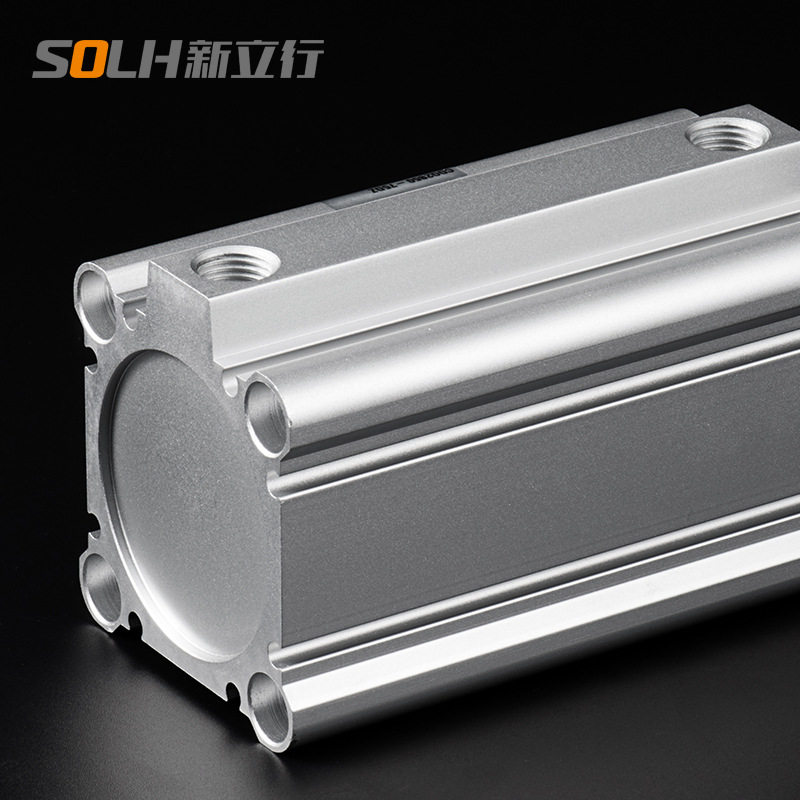 薄型气缸CDQ2B带磁双作用行程可调CQ2B/SDACDQ2B100缸经可定