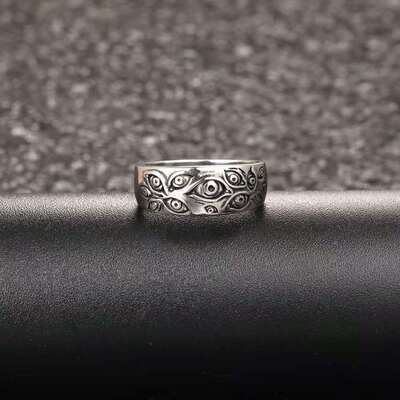 极速Punbk Fashion Rings for Women Men Retro HipHop Personali