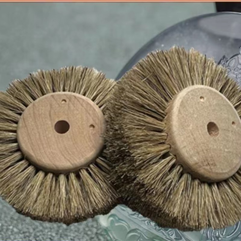 极速玉石玉器抛光猪鬃毛刷棕毛轮软毛I文玩刷子清洁毛刷缝隙抛光