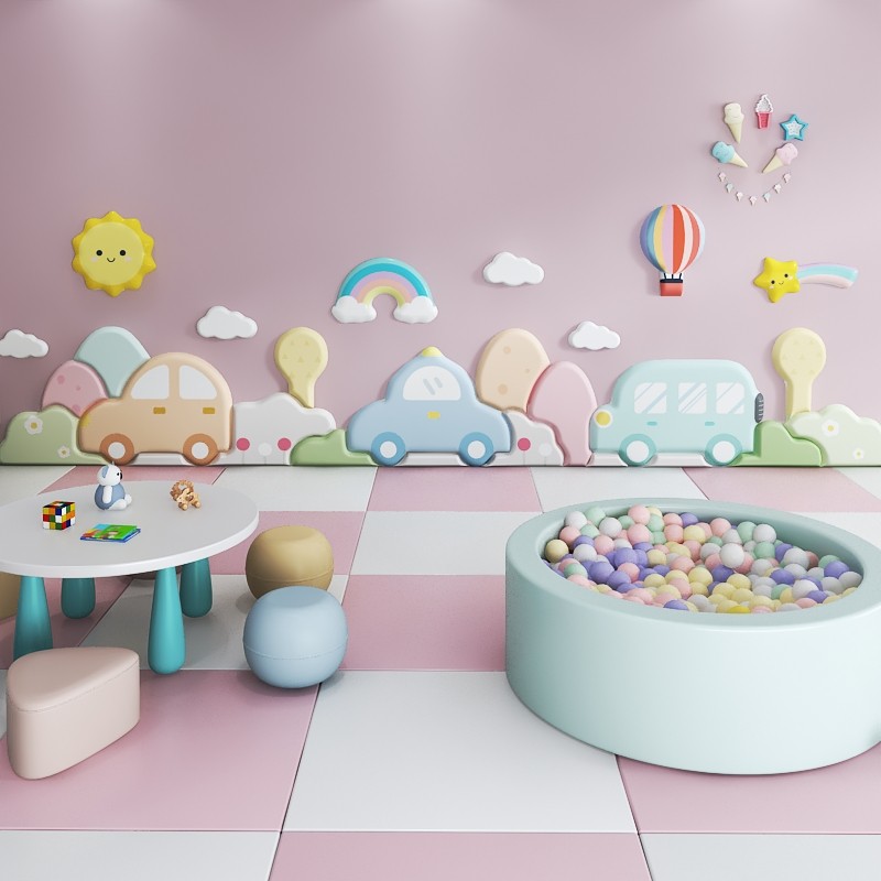 极速榻榻米墙围软包儿童房u卡通防撞汽车软包贴床头板靠背床围墙,家装主材,背景墙软包,淘宝优惠券,粉丝福利购,淘宝优惠卷